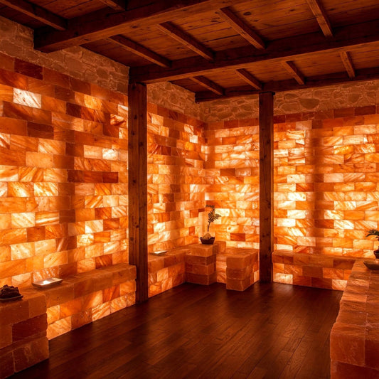 Salt Bricks and tiles for sauna