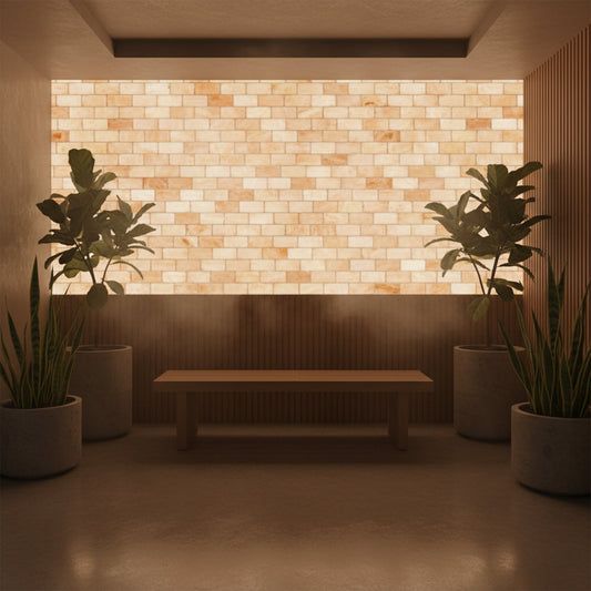 Himalayan salt bricks for walls