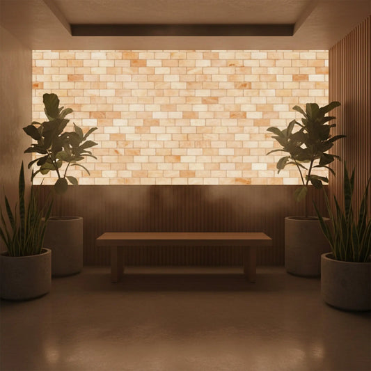 Himalayan salt bricks for walls