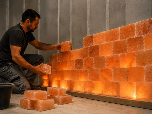 Build a Salt Wall with Himalayan Salt Bricks
