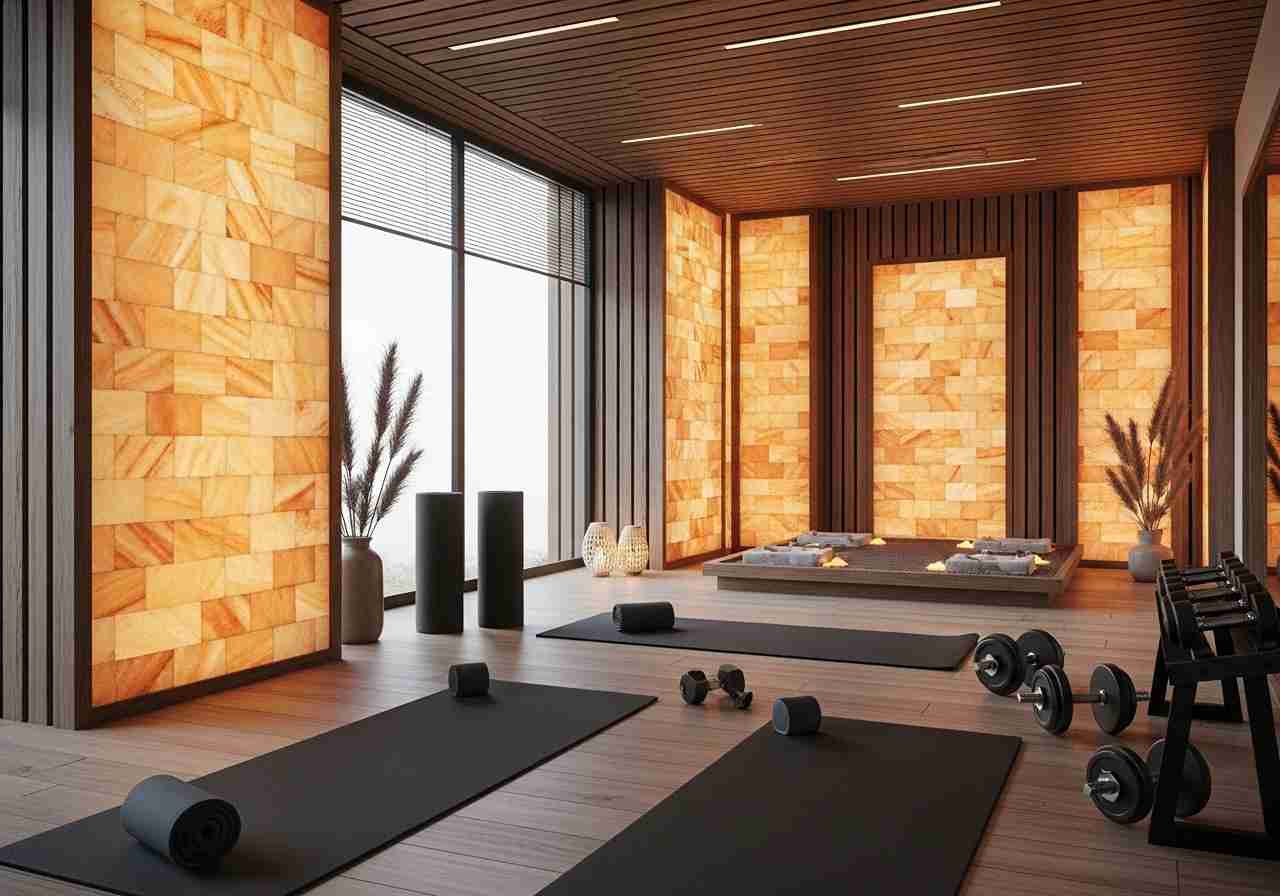 200 salt tiles wall