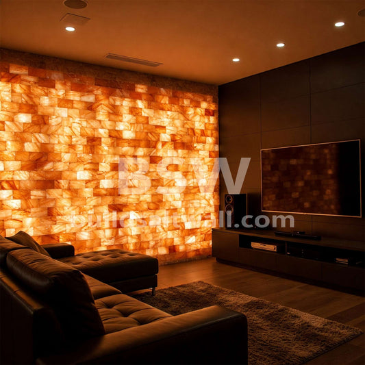 Build 6 sq. ft. Pink Salt Bricks Wall
