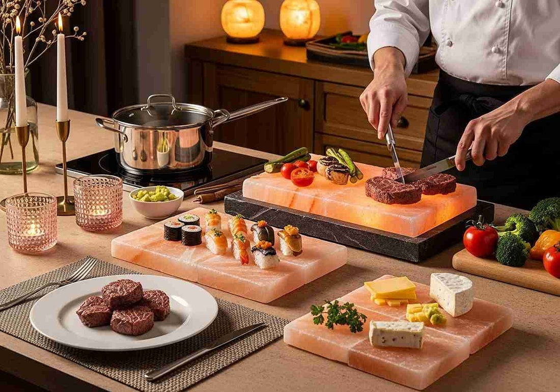 Himalayan Salt Tiles in Cooking & Dining