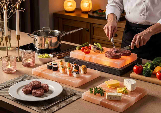 Himalayan Salt Tiles in Cooking & Dining