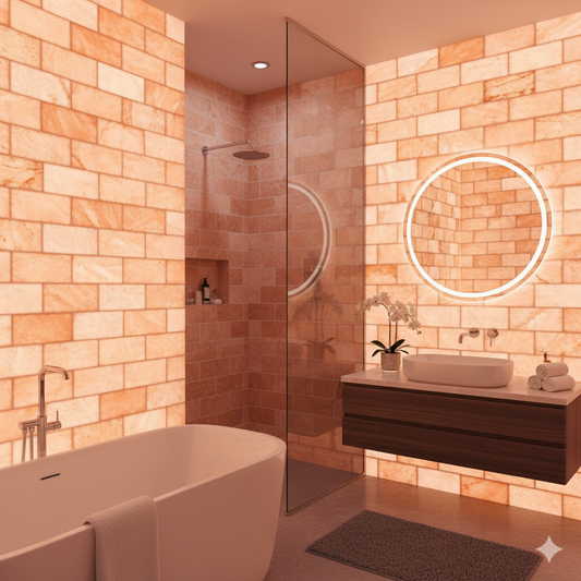 pink salt wall