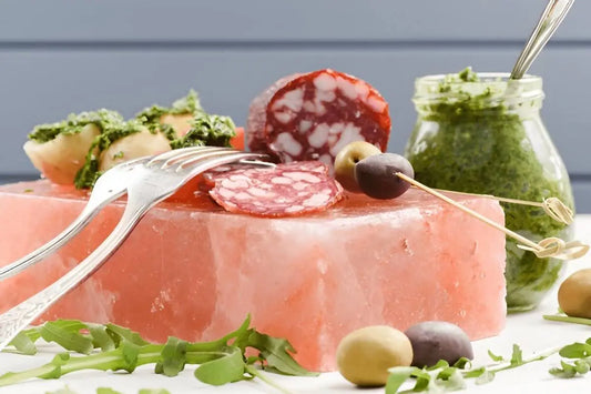 Himalayan salt cooking block