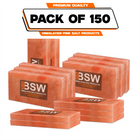Pack illustration labeled 150 Himalayan pink salt tiles