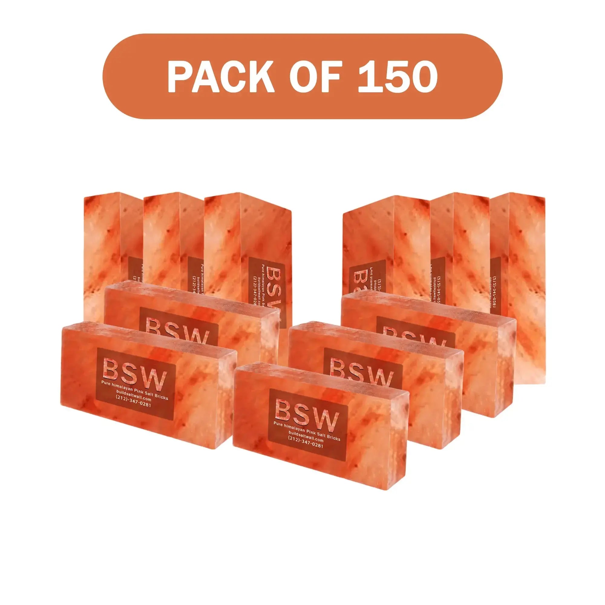 150 Himalayan salt bricks