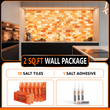 2 sq.ft wall 10 salt tiles with 1 adhesive