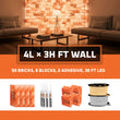 Himalayan Salt Bricks Wall Pack  (4L × 3H