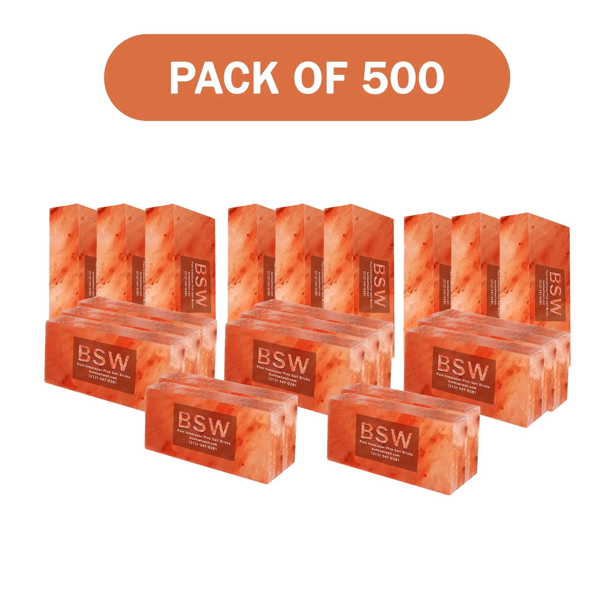Himalayan salt bricks pack of 500