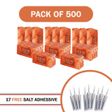 500 Himalayan salt bricks with 17 adhesive