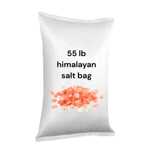 Natural Pink Granulated Salt 55lbs Bag Build Salt Wall