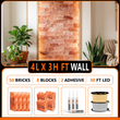 Himalayan Salt Bricks Wall Pack  (4L × 3H