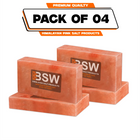 Pack illustration labeled 4 Himalayan salt bricks
