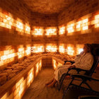 Himalayan salt therapy room
