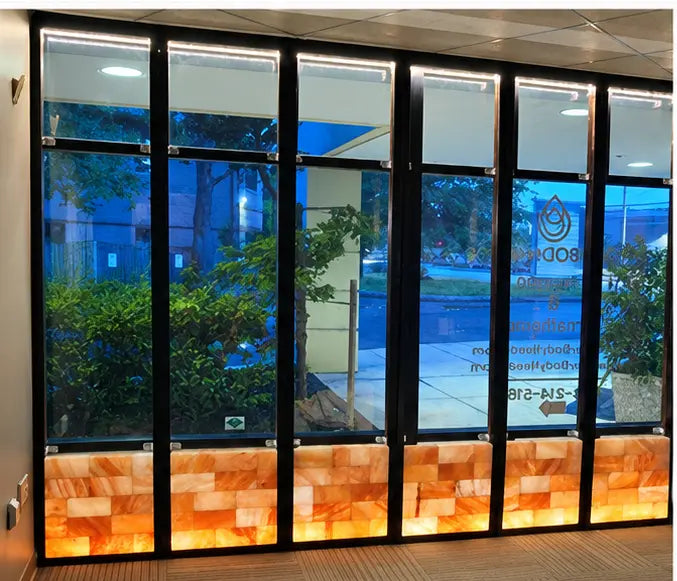 Illuminated salt window from the existing Build Salt Wall project gallery