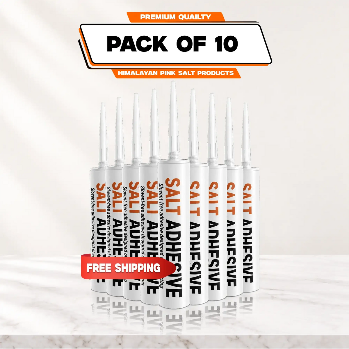 Salt adhesive 10-tube pack graphic