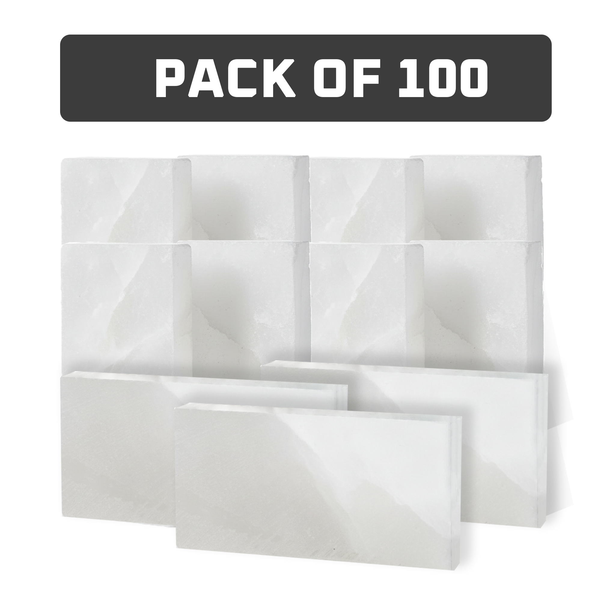 White Salt Tiles pack of 100