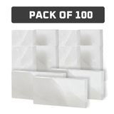 White Salt Tiles pack of 100