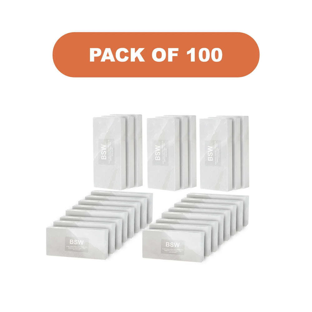 100  White Salt Tiles