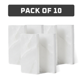 White Salt Tiles pack of 10