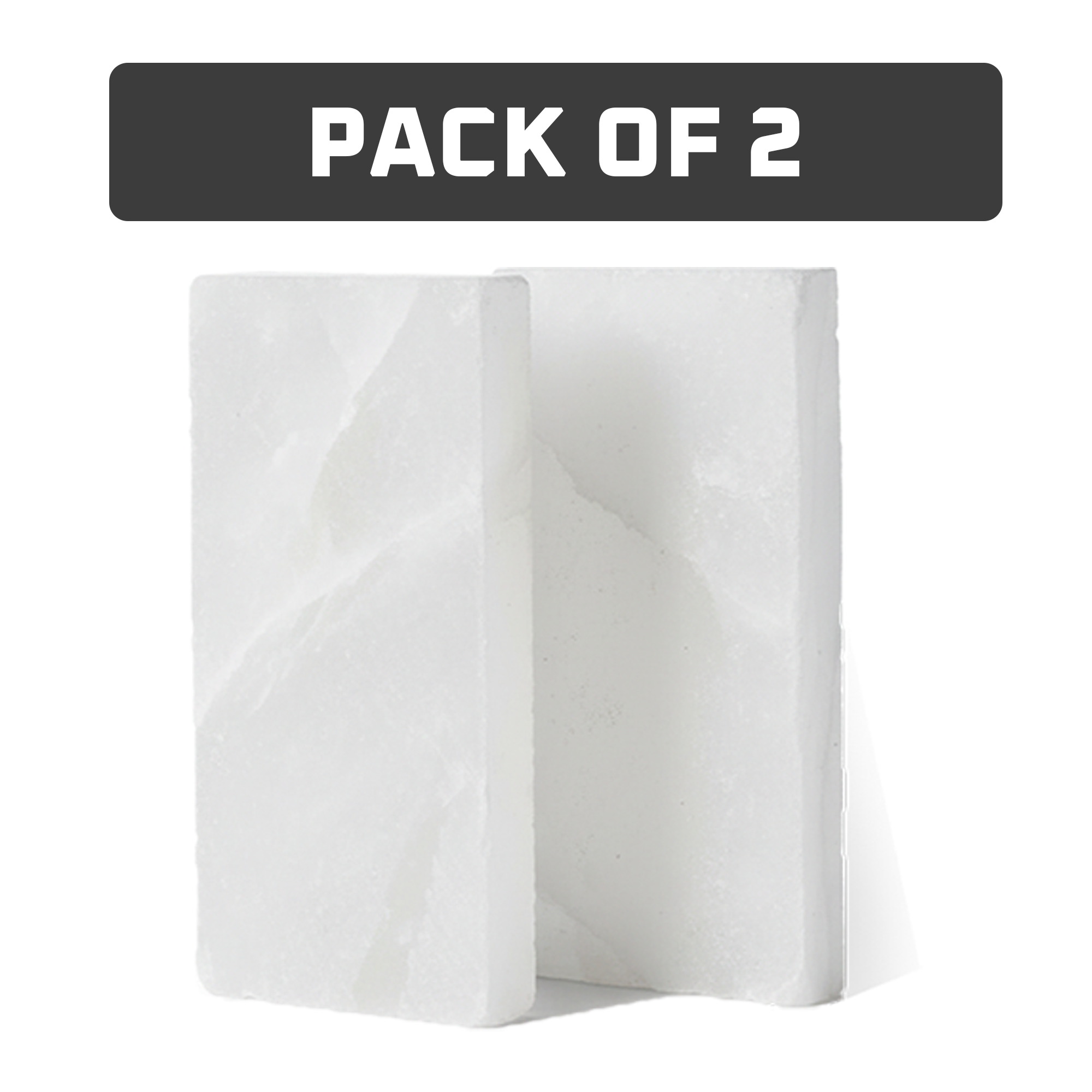 White Salt Tiles pack of 2