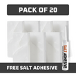 White Salt Tiles pack of 20 with glue