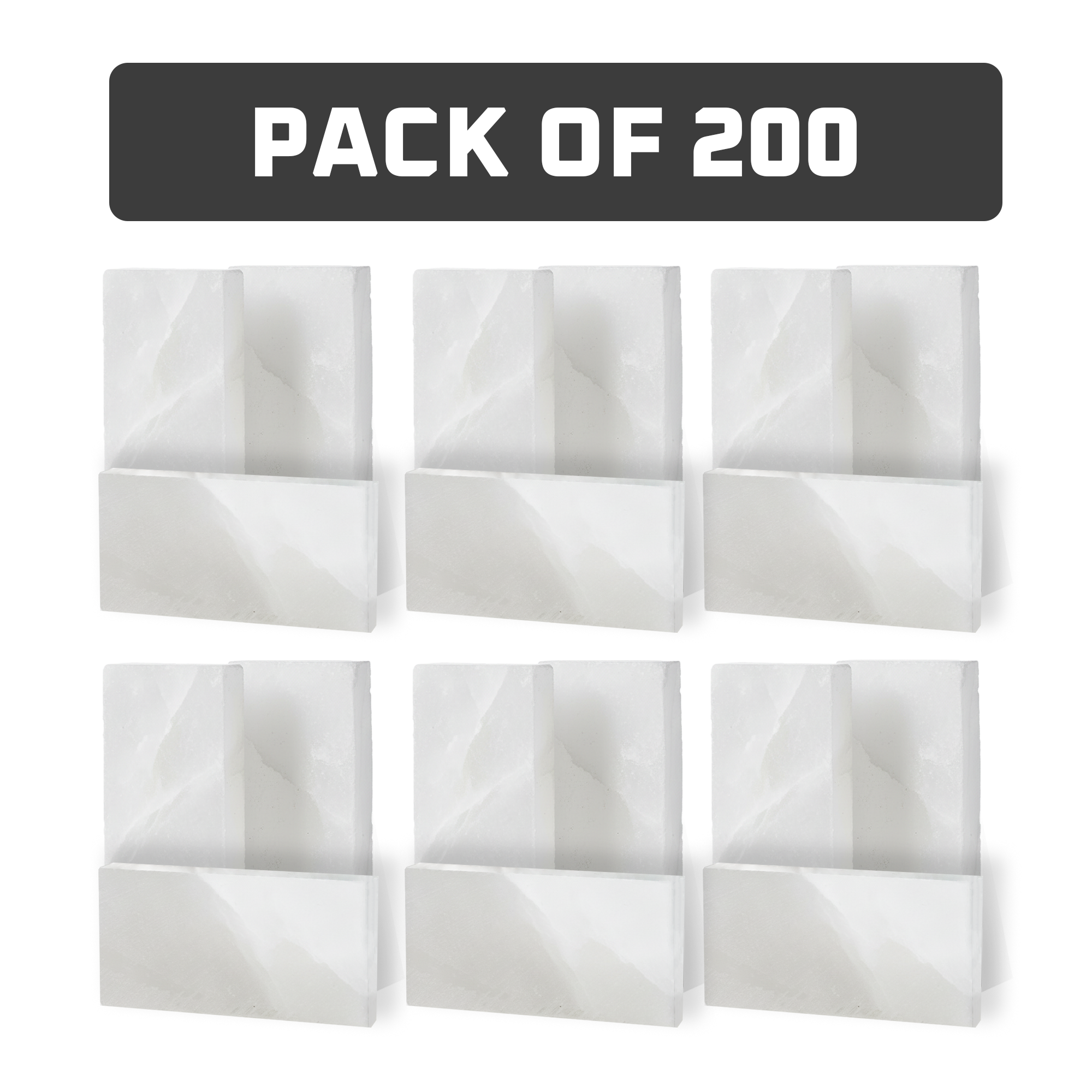 White Salt Tiles pack of 200