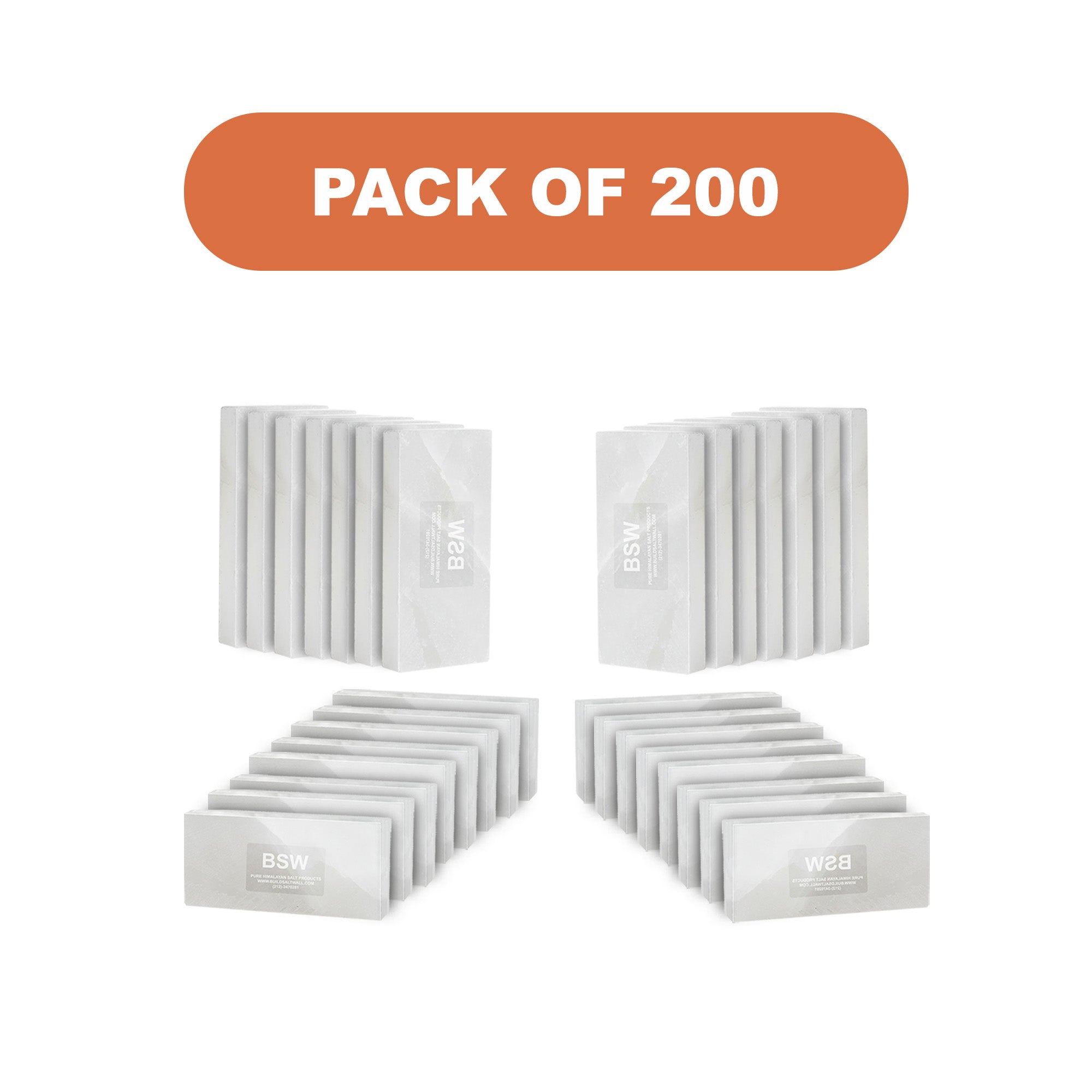  200 White Salt Tiles