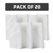 White Salt Tiles pack of 20