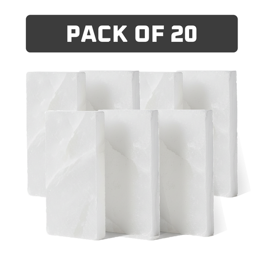 White Salt Tiles pack of 20