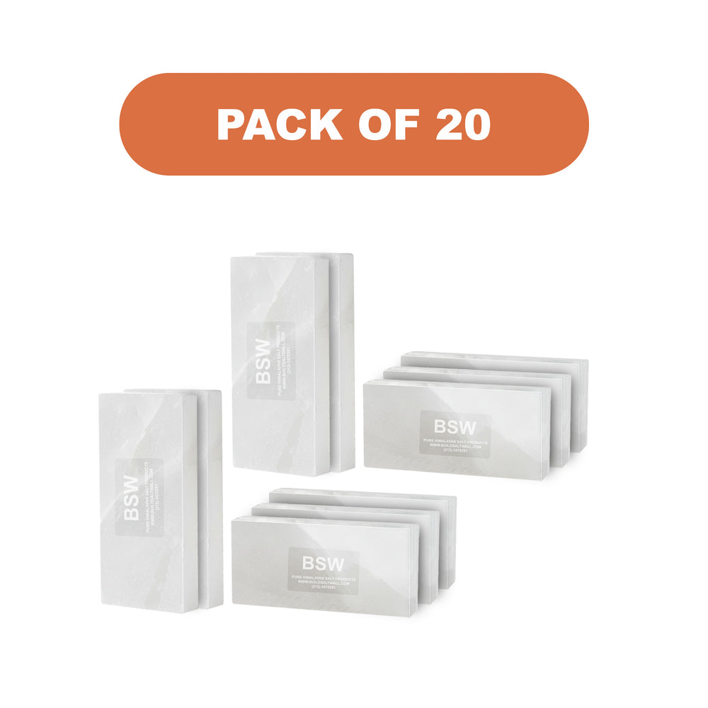 20  White Salt Tiles