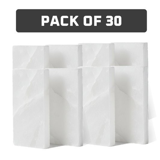 White Salt Tiles pack of 30