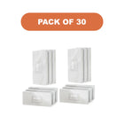 30  White Salt Tiles