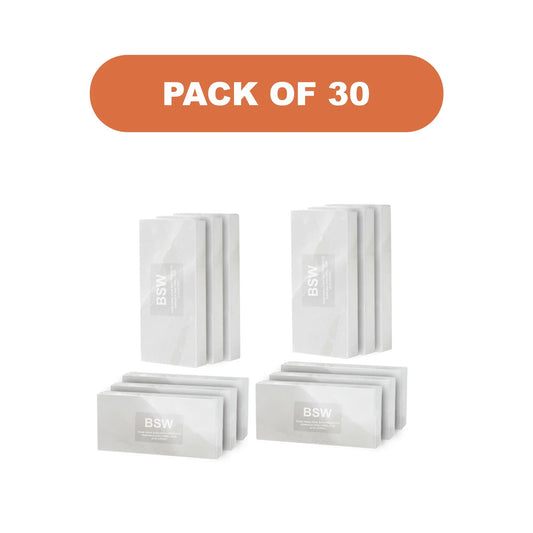 30  White Salt Tiles