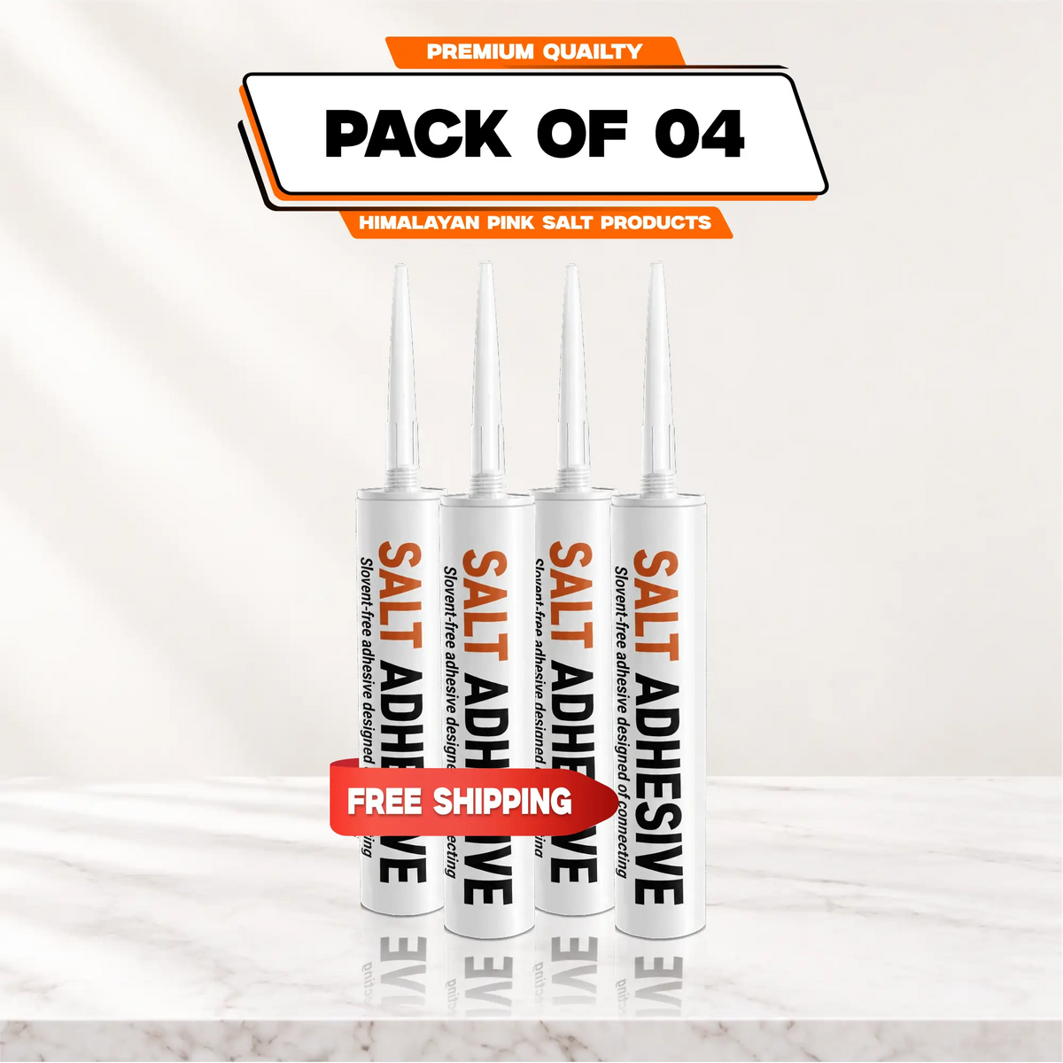 Salt adhesive 4-tube pack graphic