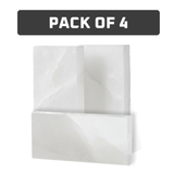White Salt Tiles pack of 4