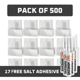 white salt tiles pack of 500 with adhesive