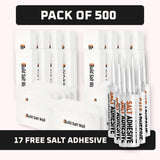 500 White Salt Tiles with adhesive