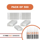 500  White Salt Tiles with 17 salt adhesive