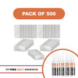 500  White Salt Tiles with 17 salt adhesive