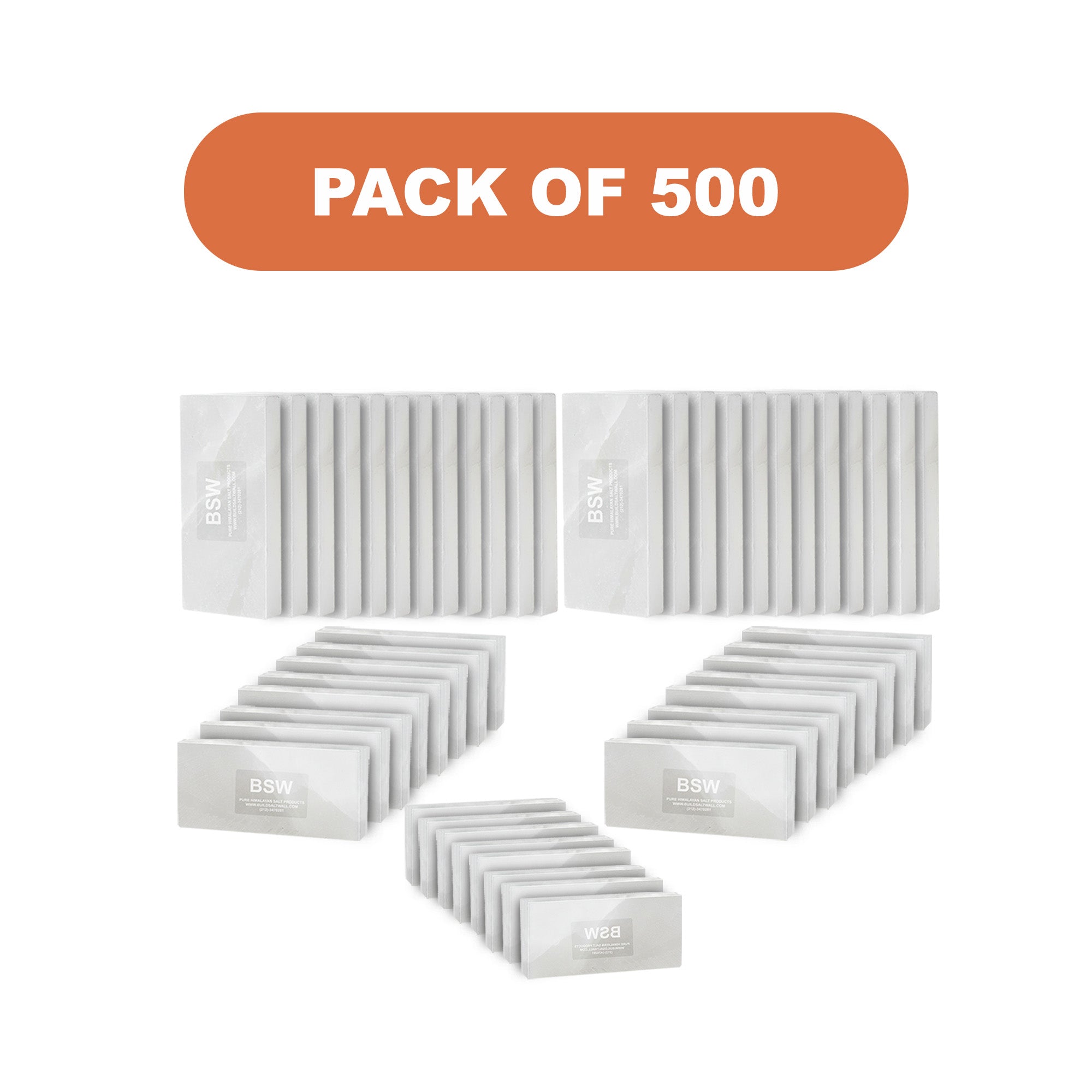 500  White Salt Tiles