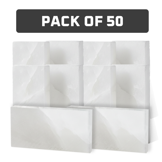 White Salt Tiles pack of 50