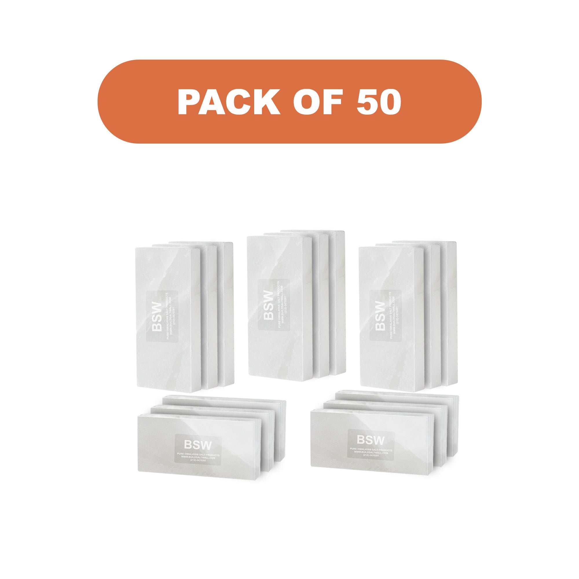 50  White Salt Tile