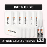 White Salt Tiles For Walls - Pack of 70 With 2 Free Salt Adhesive