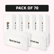 Himalayan White Salt Tiles 8" x 4" x 1"- Pack of 70