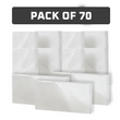 white salt tiles pack of 70