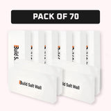 Himalayan White Salt Tiles 8" x 4" x 1"- Pack of 70