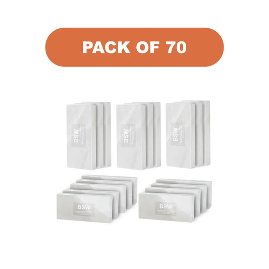 70  White Salt Tiles